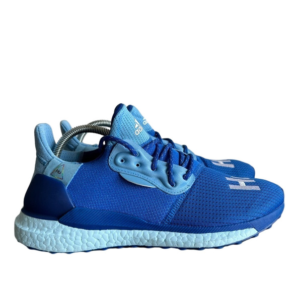 Adidas Pharrell X Solar Hu Glide Power Blue Men's Shoe Size 9